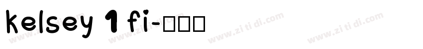 kelsey 1 fi字体转换
